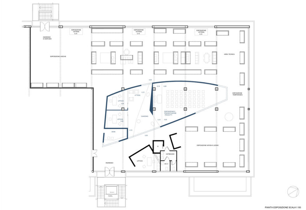 NUOVA ESPOSIZIONE PREDIL, ZONA INDUSTRIALE DI CASTELTERMINI (AG) – Sezione in completamento