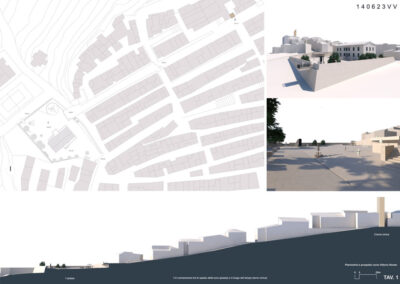 (1° classificato-gara di progettazione P.N.R.R. in r.t.p.). Rigenerazione di piazza Falcone e Borsellino” ad Acquaviva Platani (CL)