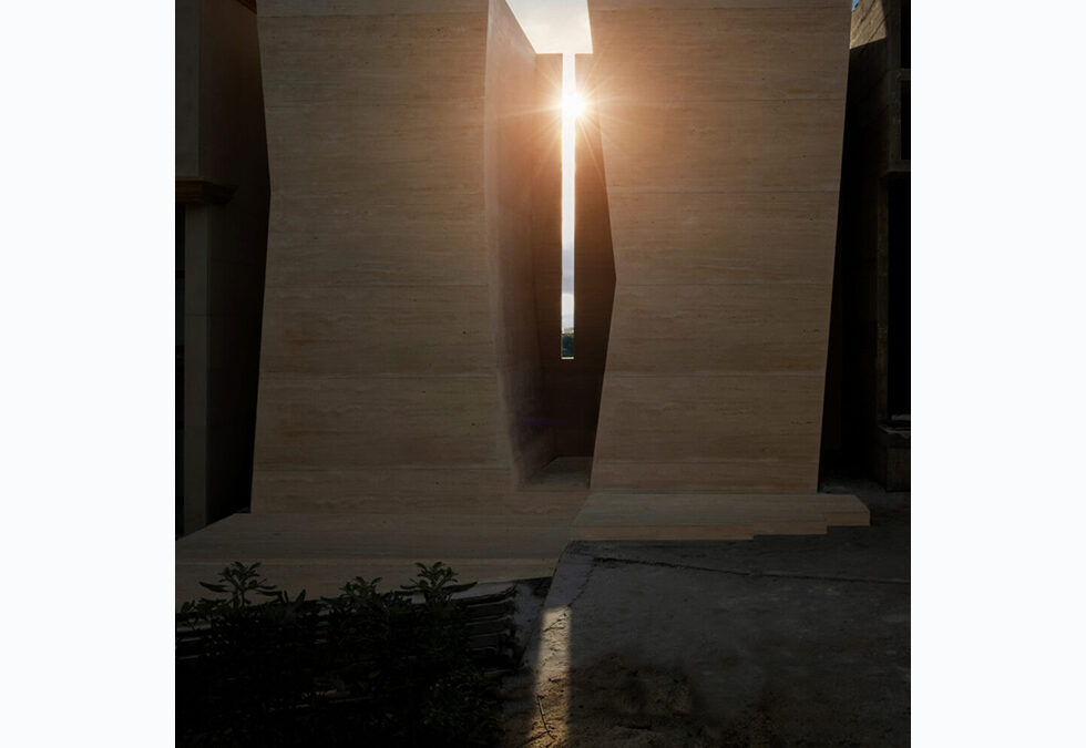 LO SPAZIO NELLE COSE (LA LUCE DEL TRAMONTO)-EDIFICIO DEDICATO ALLA SEPOLTURA A MUSSOMELI (CL)