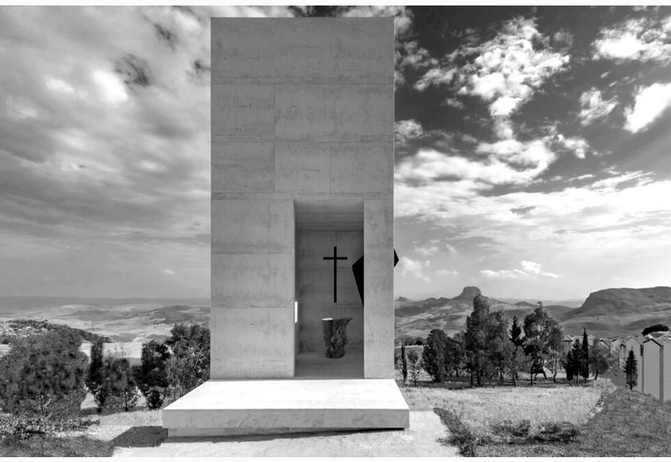 LO SPAZIO ESSENZIALE (LA LUCE SOLIDA)-EDIFICIO DEDICATO ALLA SEPOLTURA A MUSSOMELI (CL)
